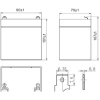 Аккумулятор для ИБП Delta HR 12-21W (12В/5 А·ч) - Превью изображения №2 — Интернет-магазин ПроЗаказ