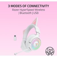 Наушники Razer Kraken Kitty V3 Pro (белый) - Превью изображения №10 — Интернет-магазин ПроЗаказ