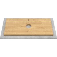  ЗОВ Тумба под умывальник Дион 60 D60LWP0M9003MKV5-HPL38T (туя/белый матовый) - Превью изображения №3 — Интернет-магазин ПроЗаказ