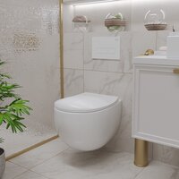 Унитаз подвесной Roxen EGG 530170-01 Rimless Soft Close NC - Превью изображения №4 — Интернет-магазин ПроЗаказ