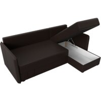 Угловой диван Лига диванов Слим правый (экокожа коричневый) - Превью изображения №9 — Интернет-магазин ПроЗаказ