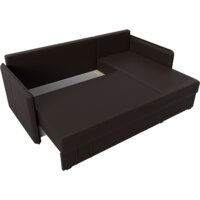 Угловой диван Лига диванов Слим правый (экокожа коричневый) - Превью изображения №8 — Интернет-магазин ПроЗаказ