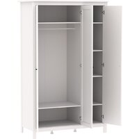 Шкаф распашной Mio Tesoro Сага 3 двери 2.08.01.040.1 (белый) - Превью изображения №3 — Интернет-магазин ПроЗаказ