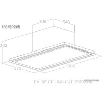 Кухонная вытяжка Elica Hilight-X H30 IX/A/100 PRF0163520 - Превью изображения №4 — Интернет-магазин ПроЗаказ