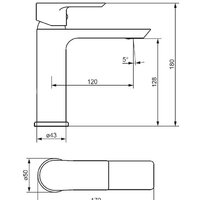 Смеситель Damixa Apollo 470210000 - Превью изображения №5 — Интернет-магазин ПроЗаказ