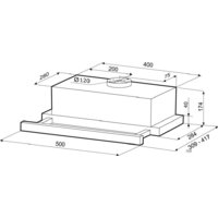 Кухонная вытяжка Krona Kamilla 500 Air 1 (черный) - Превью изображения №2 — Интернет-магазин ПроЗаказ