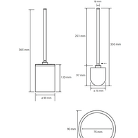 Ершик для унитаза Bemeta White 104913094 - Превью изображения №2 — Интернет-магазин ПроЗаказ