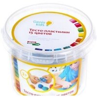 Genio Kids Тесто-пластилин TA1066V (15 цветов)