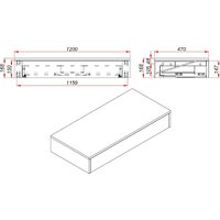  ЗОВ Тумба под умывальник Токио Премиум 120 TP120WWPTOC0 (белый) - Превью изображения №11 — Интернет-магазин ПроЗаказ