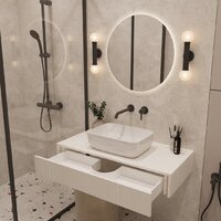  ЗОВ Тумба под умывальник Токио Премиум 120 TP120WWPTOC0 (белый) - Превью изображения №4 — Интернет-магазин ПроЗаказ