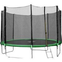 Happy Jump 12ft Pro 374 см с внешней сеткой и лестницей