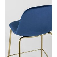 Стул Stool Group Валенсия SN полубарный OS-001CB HLR-64 (велюр синий/ножки золото) - Превью изображения №7 — Интернет-магазин ПроЗаказ