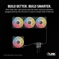 Вентилятор для корпуса Corsair iCUE LINK LX140R RGB Reverse Dual Pack CO-9051052-WW - Превью изображения №5 — Интернет-магазин ПроЗаказ