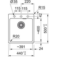 Кухонная мойка Franke Maris MRG 610-39 114.0696.180 (белый) - Превью изображения №2 — Интернет-магазин ПроЗаказ