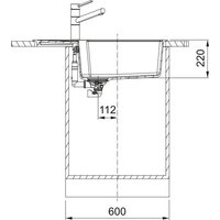 Кухонная мойка Franke Urban UBG 611-78 XL 114.0741.209 (оникс) - Превью изображения №4 — Интернет-магазин ПроЗаказ