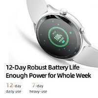 Умные часы QCY Watch Active GT (серебристый) - Превью изображения №8 — Интернет-магазин ПроЗаказ