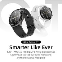 Умные часы QCY Watch Active GT (серебристый) - Превью изображения №2 — Интернет-магазин ПроЗаказ