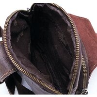 Городской рюкзак Poshete 253-2201-30-BRW (коричневый) - Превью изображения №4 — Интернет-магазин ПроЗаказ