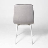 Стул Алвест AV 406-N (светло-серый бархат H-09/белый) - Превью изображения №6 — Интернет-магазин ПроЗаказ