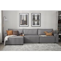 Угловой диван Mio Tesoro Дюссельдорф 293 1.5ек-1.5ек-1.5пф (1174 Savanna Plus Ash) - Превью изображения №10 — Интернет-магазин ПроЗаказ