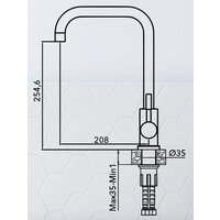 Смеситель AV Engineering AVZAR4-B304SN-738 - Превью изображения №2 — Интернет-магазин ПроЗаказ