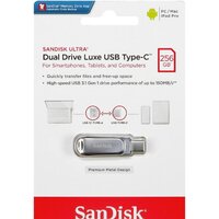USB Flash SanDisk Ultra Dual Drive Luxe USB Type-C 256GB SDDDC4-256G-G46 - Превью изображения №7 — Интернет-магазин ПроЗаказ