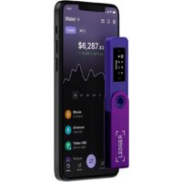 Аппаратный криптокошелек Ledger Nano S Plus (фиолетовый аметист) - Превью изображения №5 — Интернет-магазин ПроЗаказ