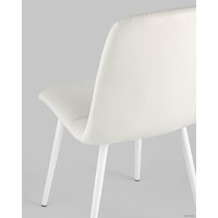 Стул Stool Group Oliver (экокожа белый/белые ножки) - Превью изображения №6 — Интернет-магазин ПроЗаказ