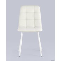 Стул Stool Group Oliver (экокожа белый/белые ножки) - Превью изображения №2 — Интернет-магазин ПроЗаказ