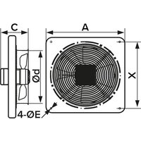 Осевой вентилятор ERA D200 Storm 200 - Превью изображения №2 — Интернет-магазин ПроЗаказ