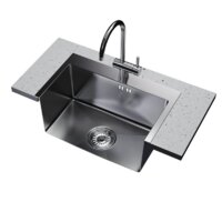 Кухонная мойка Mixline 547238 (черный графит, 3 мм) - Превью изображения №8 — Интернет-магазин ПроЗаказ