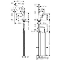 Смеситель Hansgrohe Metris Select M71 73817800 - Превью изображения №2 — Интернет-магазин ПроЗаказ