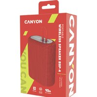 Беспроводная колонка Canyon BSP-4 (красный) - Превью изображения №5 — Интернет-магазин ПроЗаказ