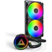 Система жидкостного охлаждения для процессора Montech LightFlow ARGB 240 (черный) - Превью изображения №2 — Интернет-магазин ПроЗаказ