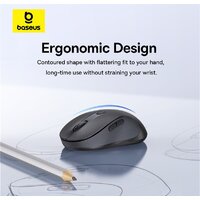 Мышь Baseus F02 Ergonomic Wireless Mouse (черный, без батарейки в комплекте) - Превью изображения №14 — Интернет-магазин ПроЗаказ