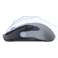 Мышь Baseus F02 Ergonomic Wireless Mouse (черный, без батарейки в комплекте) - Превью изображения №4 — Интернет-магазин ПроЗаказ