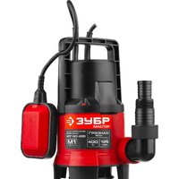 Дренажный насос Зубр НПГ-М1-400 - Превью изображения №1 — Интернет-магазин ПроЗаказ