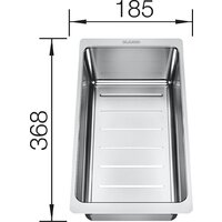 Кухонная мойка Blanco Axia III XL 6 S-F 527237 (разделочная доска из стекла, вулканический серый) - Превью изображения №3 — Интернет-магазин ПроЗаказ