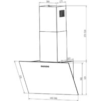 Кухонная вытяжка Weissgauff Sigma 50 PB BL (черный) - Превью изображения №2 — Интернет-магазин ПроЗаказ