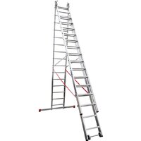 Лестница-стремянка Новая высота NV 523 трёхсекционная индустриальная 3x15 ступеней - Превью изображения №5 — Интернет-магазин ПроЗаказ