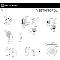 Душевая система  Whitecross Y YSET07TOPGL (золото) - Превью изображения №3 — Интернет-магазин ПроЗаказ