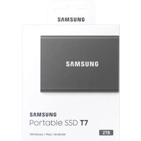 Внешний накопитель Samsung T7 2TB (серый) - Превью изображения №7 — Интернет-магазин ПроЗаказ