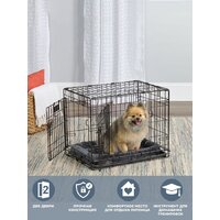 Клетка Midwest Contour для собак 2 двери 824DD (63x46x49см) - Превью изображения №11 — Интернет-магазин ПроЗаказ