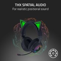 Наушники Razer Kraken Kitty V3 Pro (черный) - Превью изображения №9 — Интернет-магазин ПроЗаказ