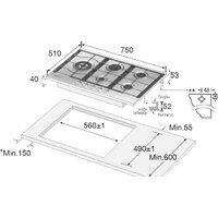 Варочная панель Samsung NA75J3030AS - Превью изображения №7 — Интернет-магазин ПроЗаказ