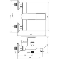 Смеситель Damixa Apollo 471000001 - Превью изображения №5 — Интернет-магазин ПроЗаказ