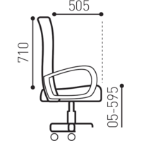 Офисное кресло Brabix Solid HD-005 (ткань, черный) - Превью изображения №16 — Интернет-магазин ПроЗаказ