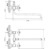 Смеситель Ekko E26019-5 - Превью изображения №2 — Интернет-магазин ПроЗаказ