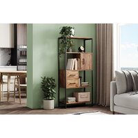 Стеллаж Mio Tesoro Cool Joy Loft (дуб золотой крафт/черный) - Превью изображения №3 — Интернет-магазин ПроЗаказ