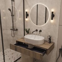  ЗОВ Тумба под умывальник Токио Премиум 120 TP120AWPTOC0 (аттик) - Превью изображения №2 — Интернет-магазин ПроЗаказ